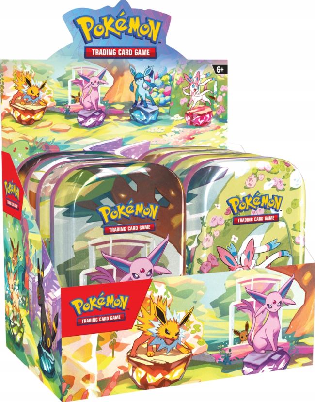 Prismatic Evolutions: Mini Tin Display
